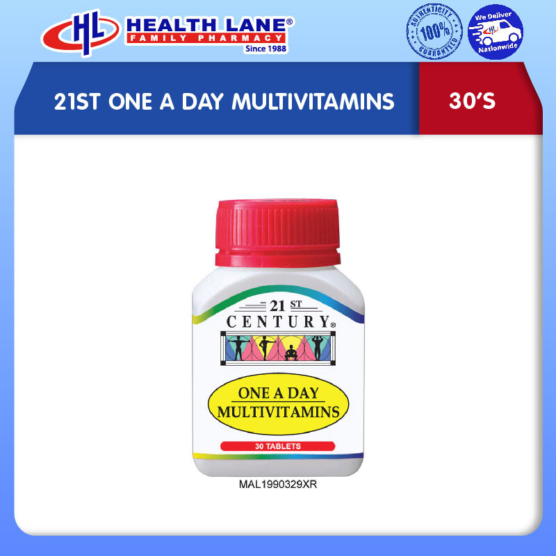 21ST ONE A DAY MULTIVITAMINS (30'S)